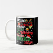 Dasher Dancer Prancer Vixen Moscato Vodka Tequila Kaffeetasse (Links)