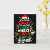Dasher Dancer Prancer Vixen Moscato Vodka Tequila Karte (Gelbe Blume)