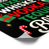 Dasher Dancer Prancer Vixen Moscato Vodka Tequila Poster (Ecke)