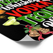 Dasher Dancer Prancer Vixen Moscato Vodka Tequila Poster (Ecke)