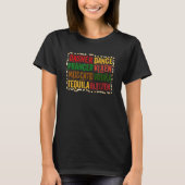 Dasher Dancer Prancer Vixen Moscato Vodka Tequila T-Shirt (Vorderseite)