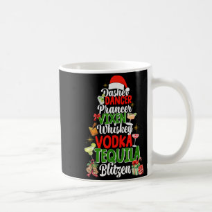 Dasher Dancer Prancer Vixen Moscato Wodka Tequila  Kaffeetasse