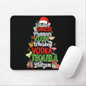 Dasher Dancer Prancer Vixen Moscato Wodka Tequila  Mousepad (Mit Mouse)