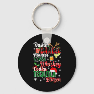 Dasher Dancer Prancer Vixen Moscato Wodka Tequila  Schlüsselanhänger