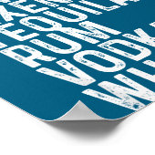 Dasher Dancer Prancer Vixen Tequila Rum Vodka And  Poster (Ecke)