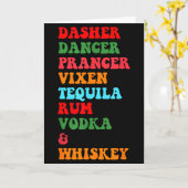 Dasher Dancer Prancer Vixen Tequila Rum Wodka Desi Karte (Gelbe Blume)