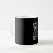 Dasher Dancer Prancer Vixen Whiskey Vodka Tequila Kaffeetasse (Vorderseite Links)