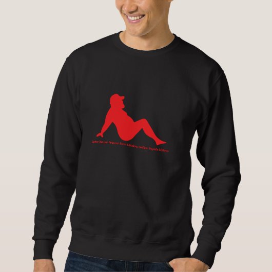 Dasher Dancer Prancer Vixen Whiskey Vodka Tequila Sweatshirt (Vorderseite)