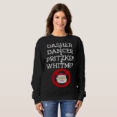 Dasher Dancer Pritzker & Whitmer Christmas  Politi Sweatshirt (Vorne ganz)
