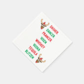 Dasher Dancer Serviette (Ecke)