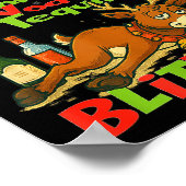 Dasher Dancer Whiskey Wodka Tequila Blitzen Christ Poster (Ecke)