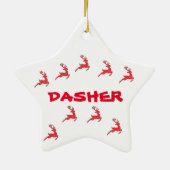 DASHER- ORNAMENT (DIE RINDER) (Hinten)