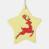 DASHER- ORNATION in Farben Keramik Ornament (Rechts)