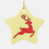 DASHER- ORNATION in Farben Keramik Ornament (Vorne)