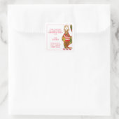 DASHER REINDEER Small Address Umschlag Aufkleber (Tasche)