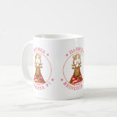 DASHER REINDEER White Tasse (Vorderseite Links)