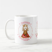 DASHER REINDEER White Tasse (Links)