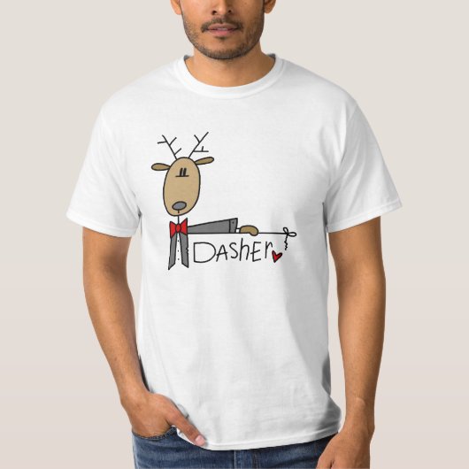 Dasher Ren-WeihnachtsT - Shirts und -geschenke (Vorderseite)