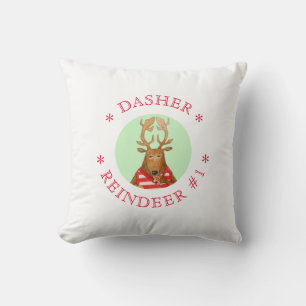 DASHER-RENTIER Quadratisches Kissen