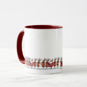 Dasher, Tänzer, Prancer, Sankt? Tasse (Vorderseite Links)