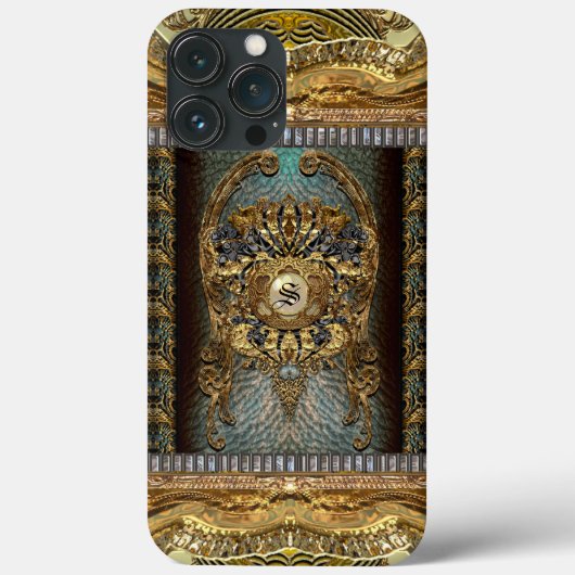 Dashford High Street Barock Monogram Case-Mate iPhone Hülle (Rückseite)