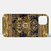 Dashford Royal Elegant Baroque Monogram Tough Case-Mate iPhone Hülle (Rückseite (Horizontal))
