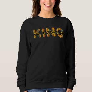 Dashiki Print African Tribal King Ethnic Kente Clo Sweatshirt