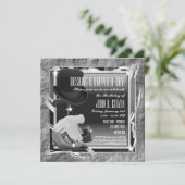 Dashing Custom 5.25 X 5.25 Einladungen - Silber (Stehend Vorderseite)