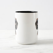 Dashing Dackel Wasserfarbe Tasse (Mittel)