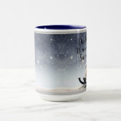 "Dashing durch den Schnee!" Tasse Kaffee/Tee (Zentrum)