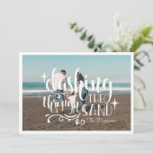 Dashing durch die Erde | Foto Collage Card (Stehend Vorderseite)