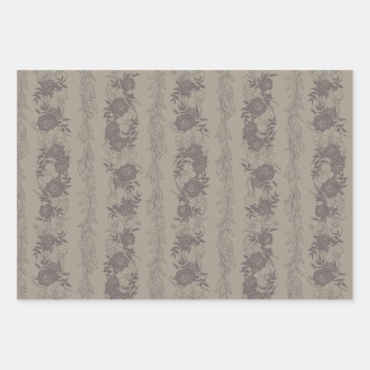 Dashing Groom-Set C, Tropical Romance Gift Wrap Geschenkpapier Set (Vorderseite 2)