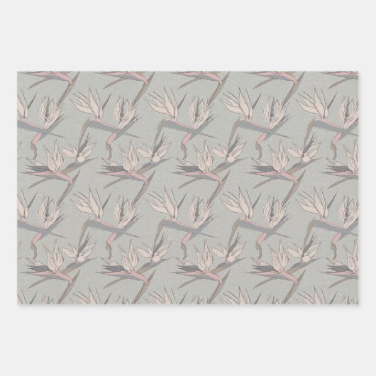 Dashing Groom-Set C, Tropical Romance Gift Wrap Geschenkpapier Set (Vorderseite)