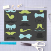 Dashing Little Man Mustache Party Seidenpapier (Handwerk)