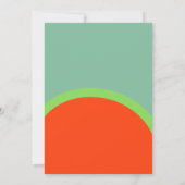 Dashing Modern Bridal Dusche Einladung (Rückseite)