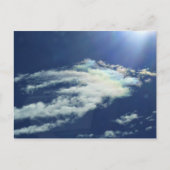 Dashing Rainbow Cloud Postkarte (Vorderseite)