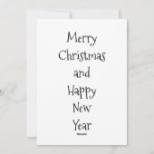 Dashing Scottie Dog personalize Feiertagskarte (Rückseite)