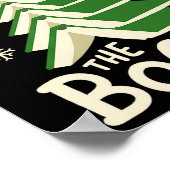 Dashing Through The Books Christmas Book Lovers Me Poster (Ecke)