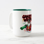 Dashing Through the Dough Christmas Zweifarbige Tasse (Vorderseite Links)