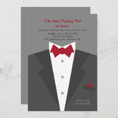 Dashing Vater Vatertag Einladung (Vorne/Hinten)