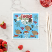 Dashing wirft den Schnee Serviette (Beispiel)