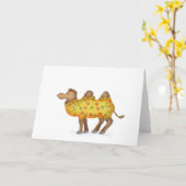 Dashka, die leere Karte des Bactrian-Kamels (Gelbe Blume)