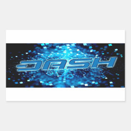 DashS-Ticker A249 Rechteckiger Aufkleber