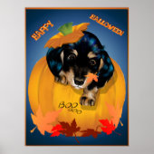 Dashund Halloween - Boo Poster (Vorne)