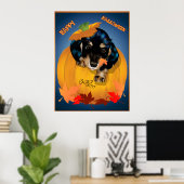 Dashund Halloween - Boo Poster (Heimbüro)