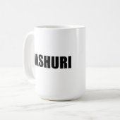 Dashuri. Liebe auf Albanisch Kaffeetasse (Vorderseite Links)
