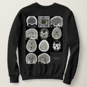 DasistwasDepressionaussiehtwie_QRCTScan Sweatshirt (Design Rückseite)
