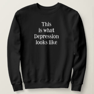 DasistwasDepressionaussiehtwie_QRCTScan Sweatshirt