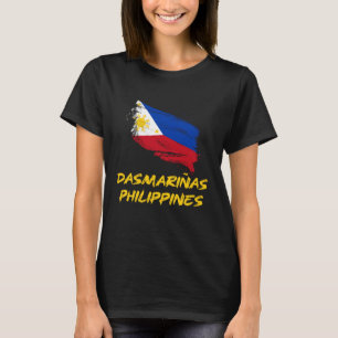 Dasmarinas Philippinen PR Filipino-Erbe-Flagge T-Shirt