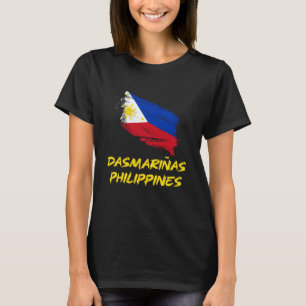Dasmarinas Philippinen PR Filipino-Erbe-Flagge T-Shirt